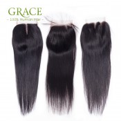 Brazilian Straight Hair With Closure Rosa Hair Products With Closure 4 Bundles With Closure Brazilian Virgin Hair With Closure