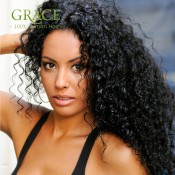 Brazilian Deep Wave One Bundle Grace Hair 100g/pc Brazilian Deep Curly Virgin Hair Brazilian Curly Weave Human Hair Extension