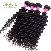 Queen Hair Products 1Pc/Lot Brazilian Deep Wave Virgin Hair 100% Unprocessed 6A Grade Brazilian Deep Curly Virgin Hair S0518