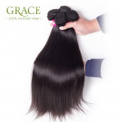 7A Mink Brazilian Hair Straight 4PCS/Lot  Brazilian Virgin Hair Weaves Natural Black Brazilian Straight Hair Bundles
