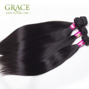 King Hair Brazilian Virgin Hair Straight 4pcs Lot 100% Unprocessed Brazilian Hair 7a Brazilian Straight Hair Weave Bundles