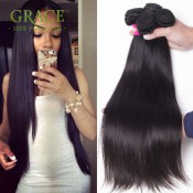 Brazilian Straight Hair 3PCS Unprocessed Brazilian Virgin Hair Natural Color 300g Brazilian Straight Queen Hair Products
